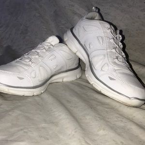 White sports shoes